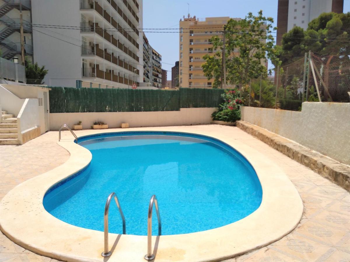 貝尼多姆Agustina Seaview In Rincon De Loix -Free Parking, Wi-Fi, Pool, New Air Conditioning, Sea View公寓 外观 照片