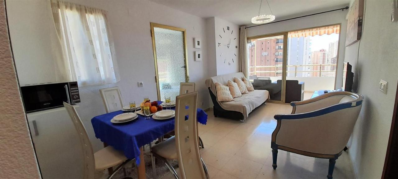 貝尼多姆Agustina Seaview In Rincon De Loix -Free Parking, Wi-Fi, Pool, New Air Conditioning, Sea View公寓 外观 照片