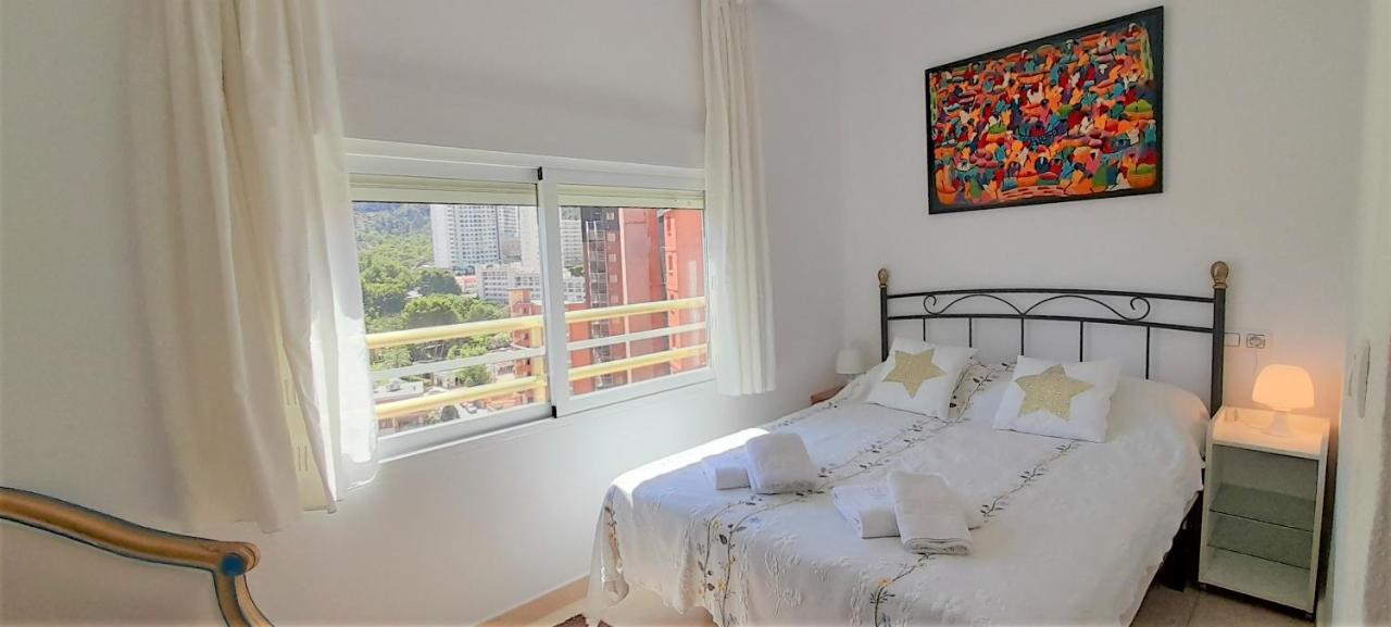 貝尼多姆Agustina Seaview In Rincon De Loix -Free Parking, Wi-Fi, Pool, New Air Conditioning, Sea View公寓 外观 照片